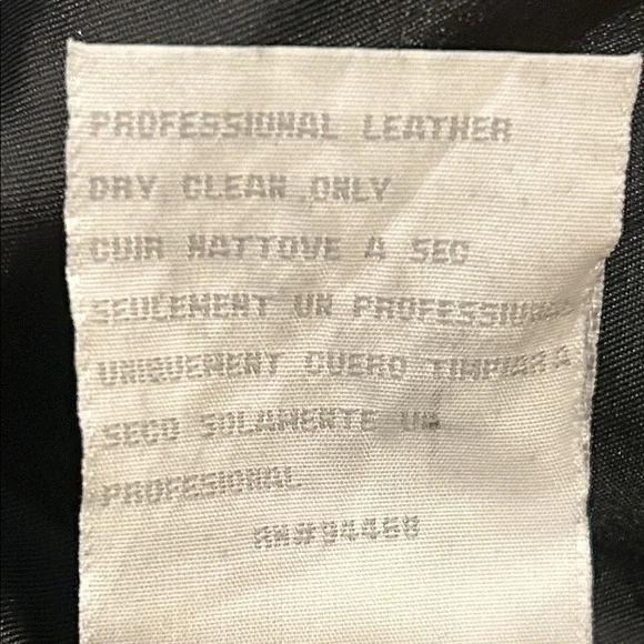 Liz Claiborne Black Soft Leather Zip Up Jacket Women’s. Size Large Petite - Picture 4 of 5